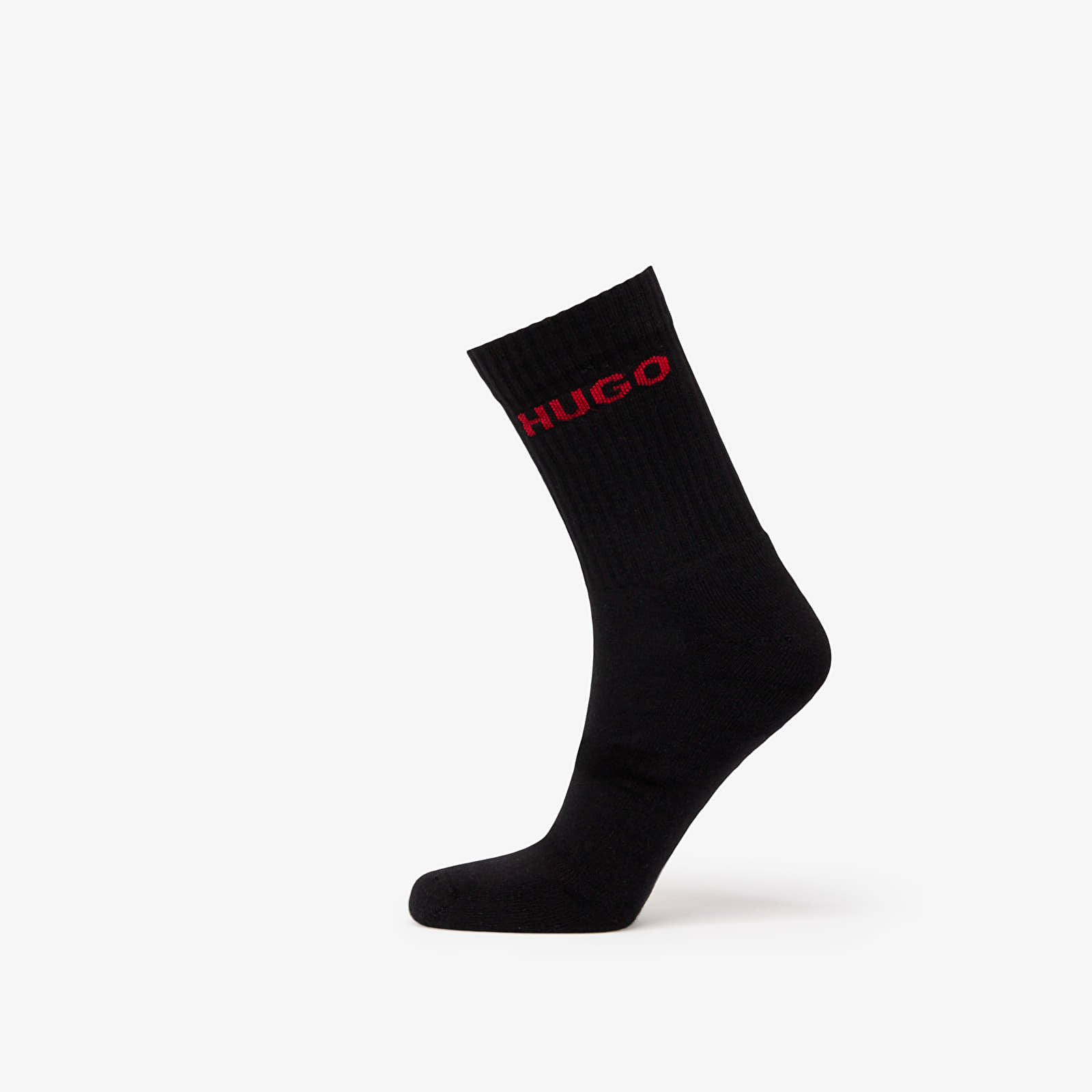 Calcetines Hugo Boss Rib Logo Sock 6-Pack Black
