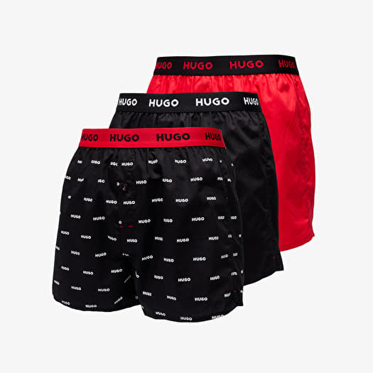 Trenky Hugo Boss Woven Boxer 3-Pack Multicolor