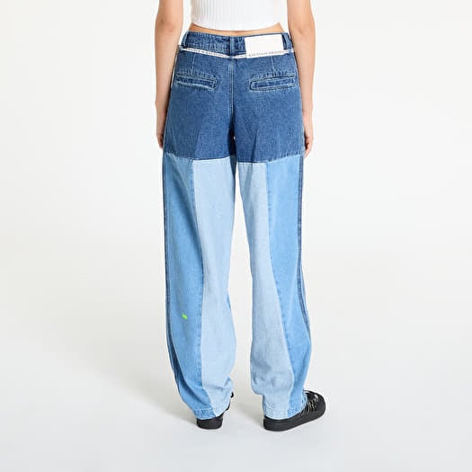 Jeansy adidas x KSENIASCHNAIDER Patchwork Straight Leg Jeans