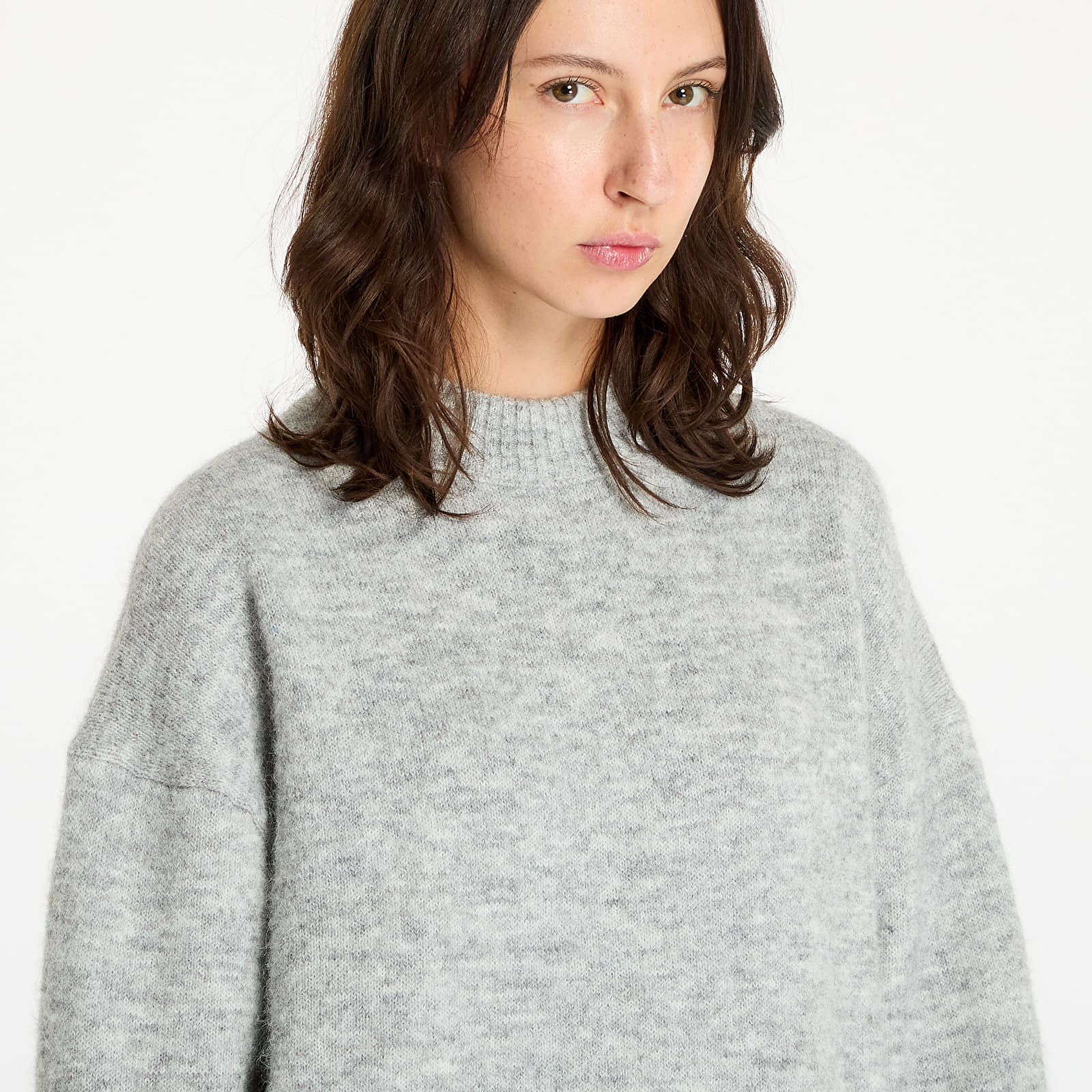 Pulover Calvin Klein Jeans Textured Loose Sweater Gray - 1 | YEO