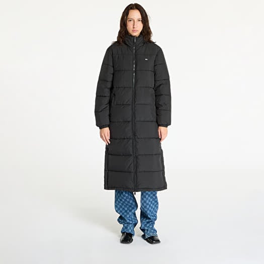 Tommy Jeans Maxi Essential Puffer Coat Black