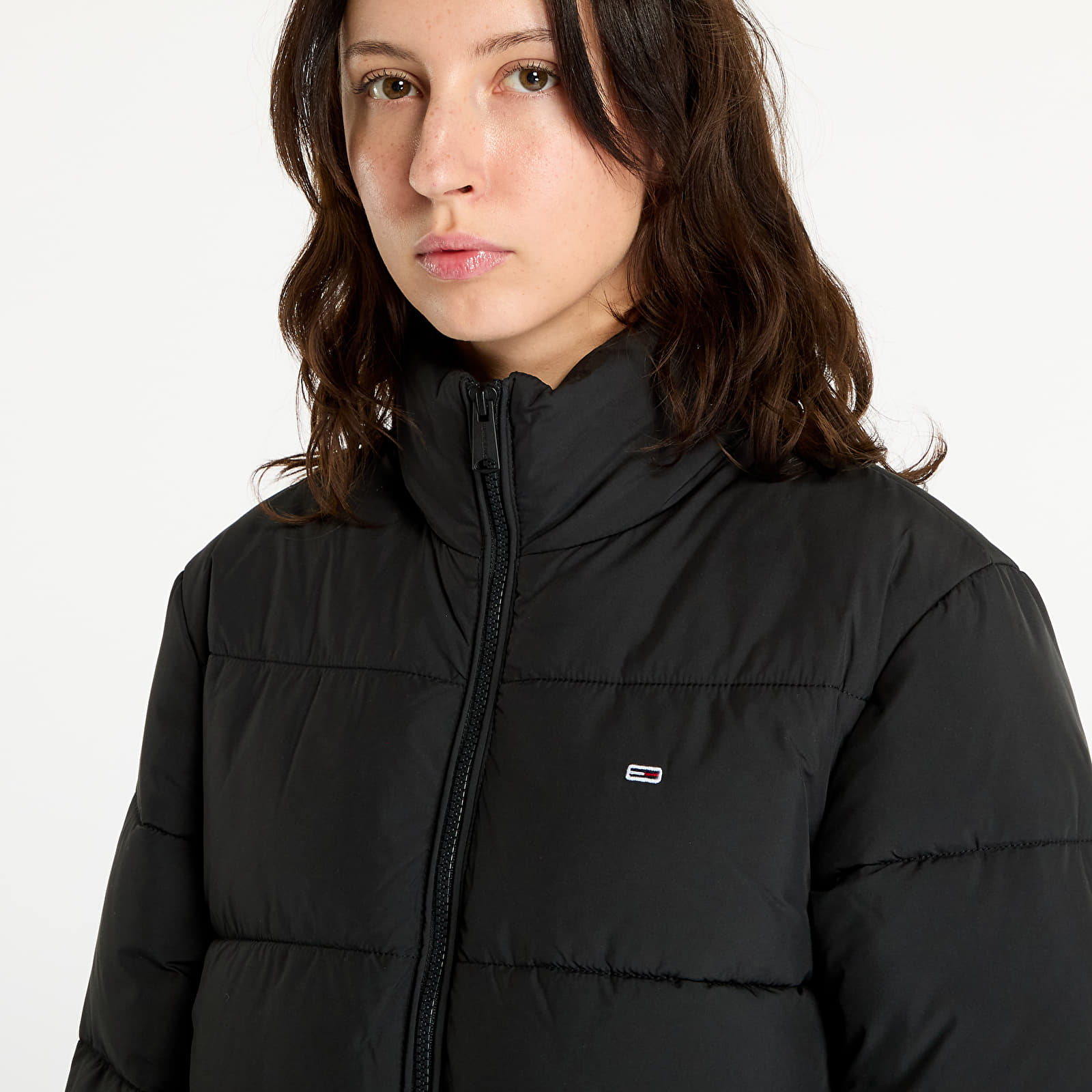Jacken Tommy Jeans Maxi Essential Puffer Coat Black