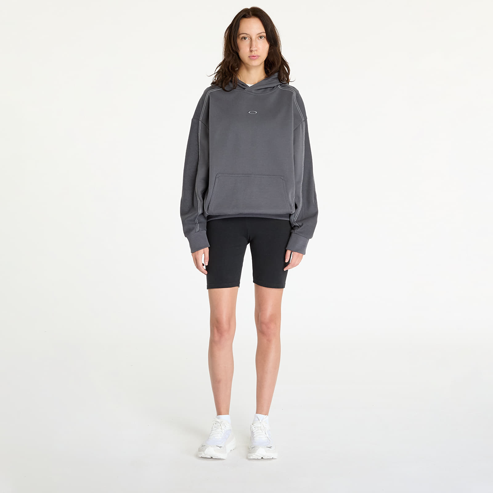 Džemperiai su gobtuvais ir džemperiai Oakley Dual French Terry Hoodie UNISEX Uniform Grey