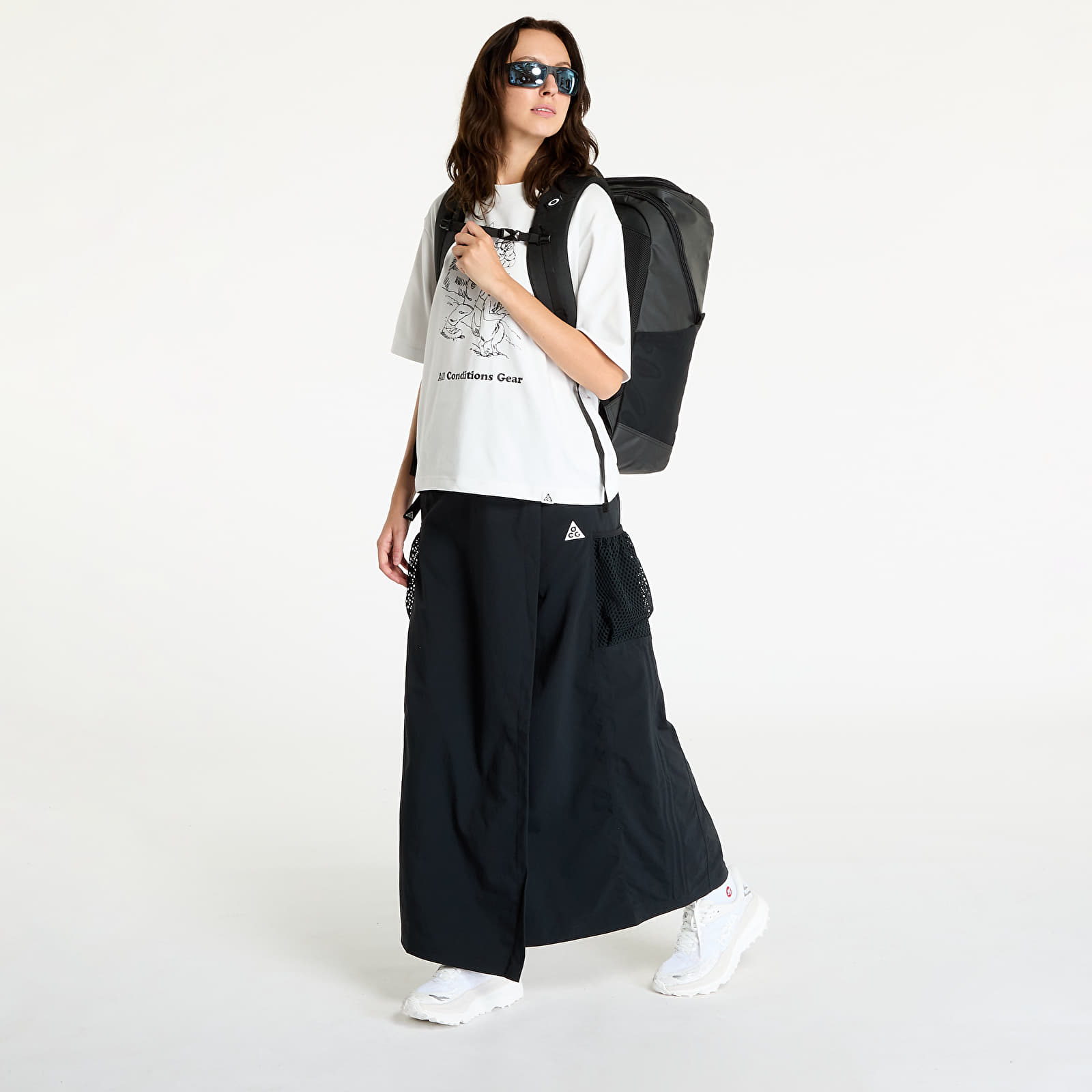 Röcke Nike ACG "Snowgrass" Women's UV Protection Skirt Black/ Summit White