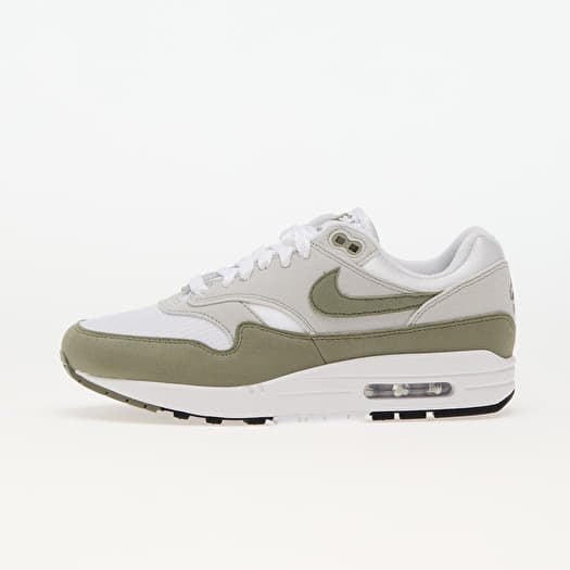 Nike W Air Max 1 White/ Light Army-neutral Grey-black Eur 36.5