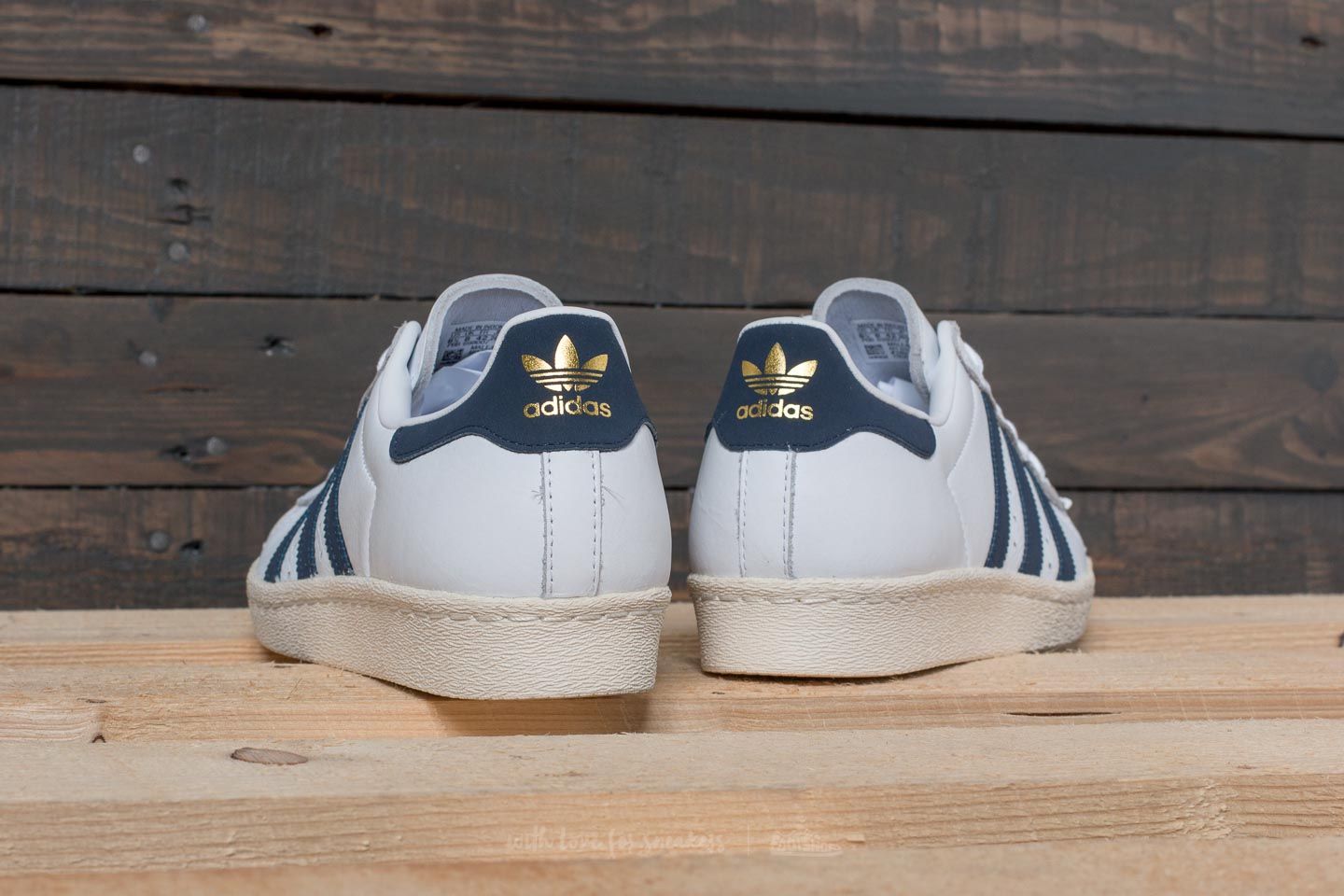 Men s shoes adidas Superstar 80s Ftw White Trace Blue Grey Two