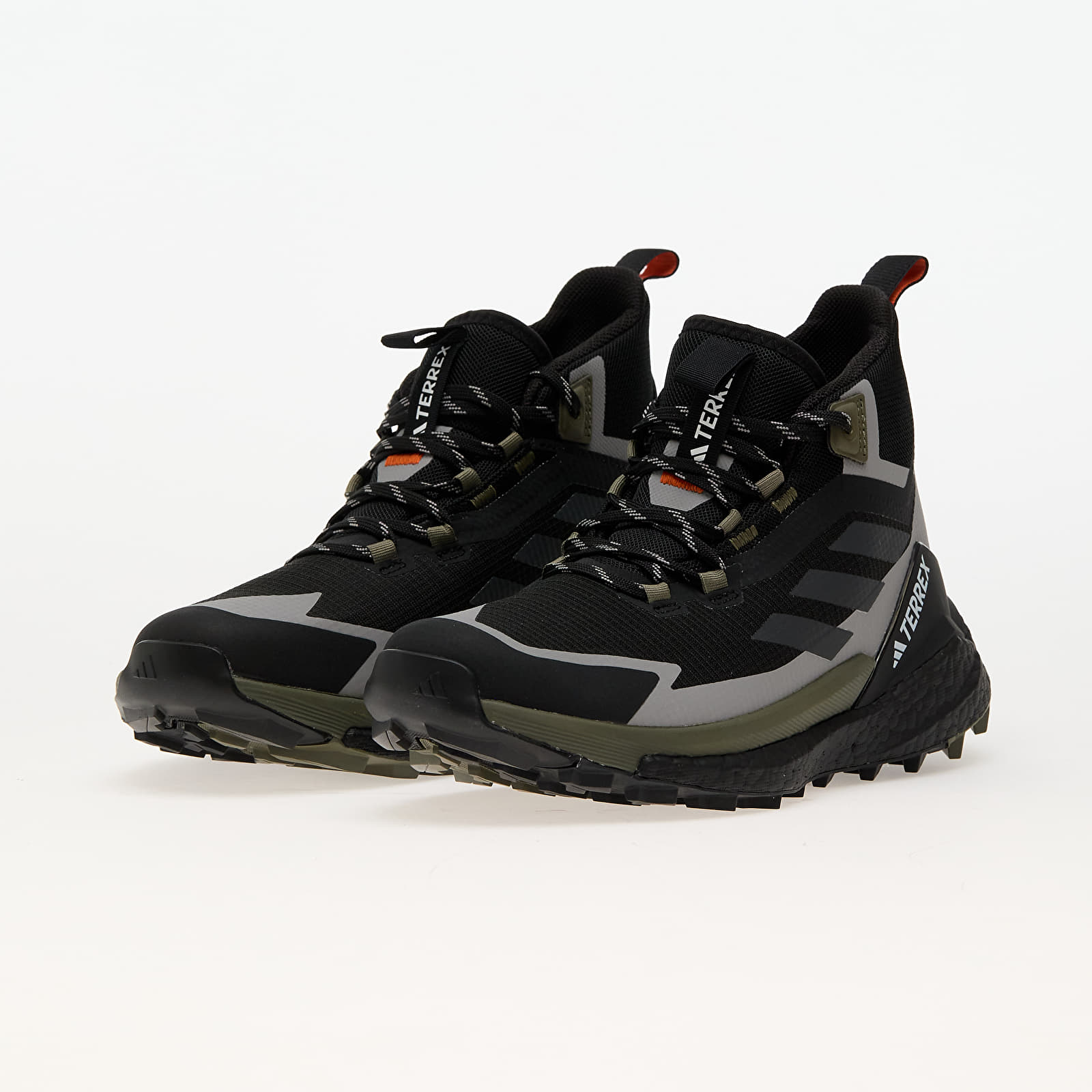 Pánské tenisky a boty adidas Terrex Free Hiker 2 Gtx Core Black/ Carbon/ Olive Strata