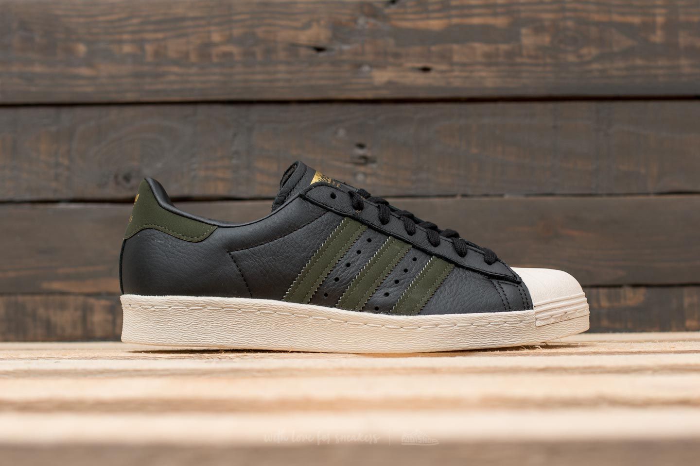 Superstar 80s adidas noir hot sale