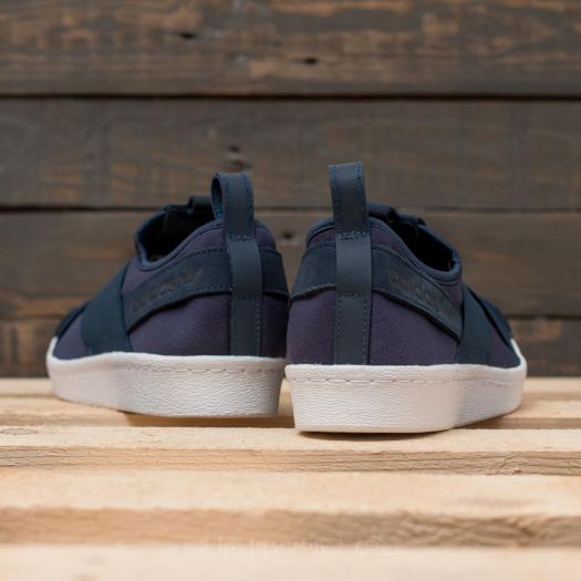 Adidas originals superstar slip on hot sale men Blue