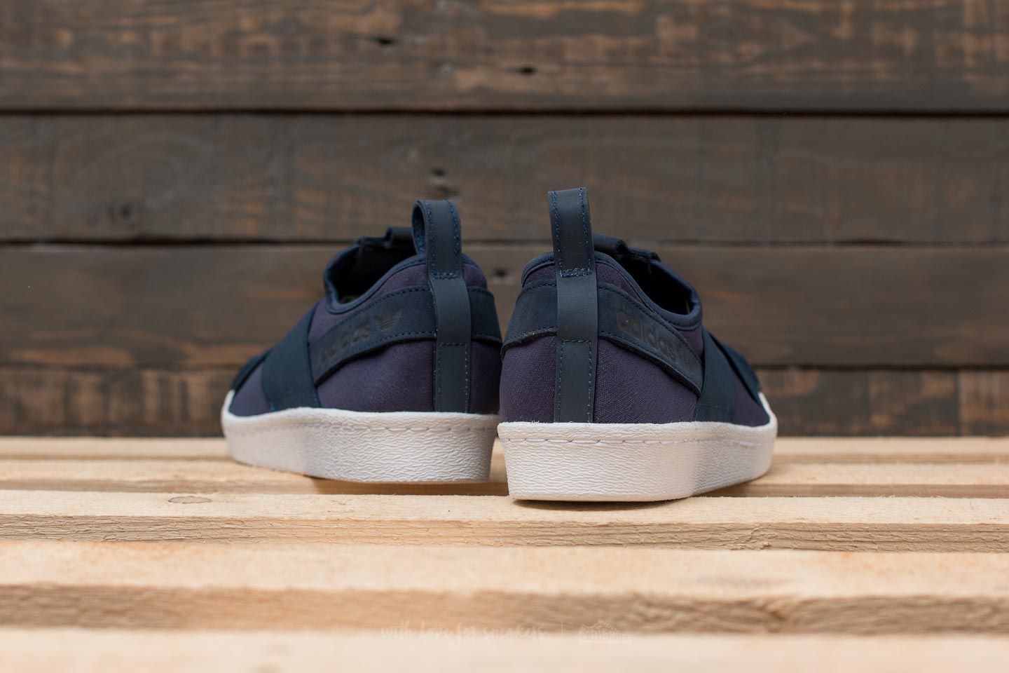 Superstar slip 2025 on mens Blue