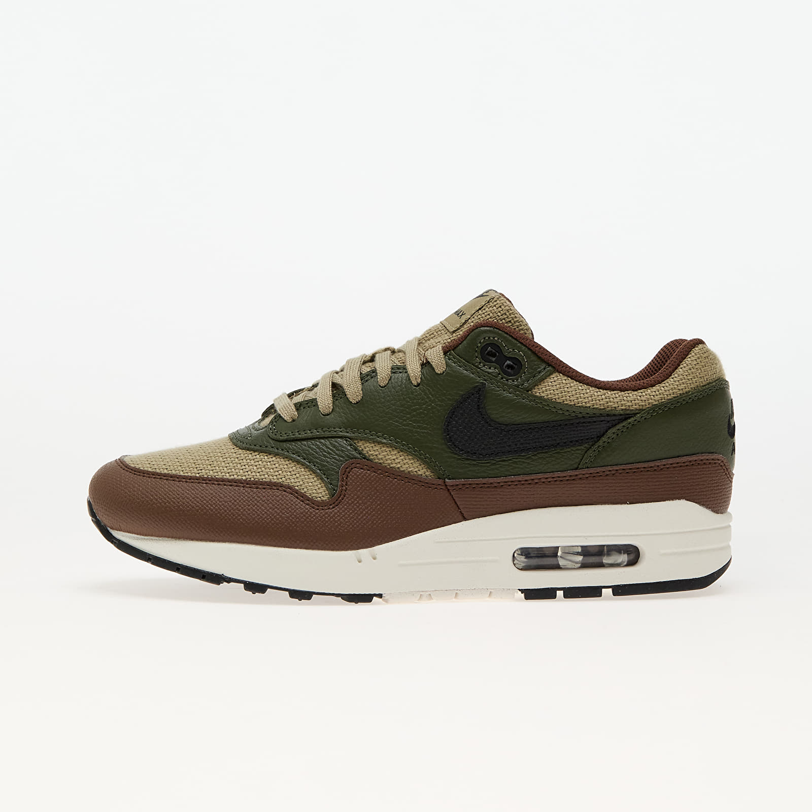 Încălțăminte și sneakerși pentru bărbați Nike Air Max 1 Essential Premium Neutral Olive/ Black-Cargo Khaki