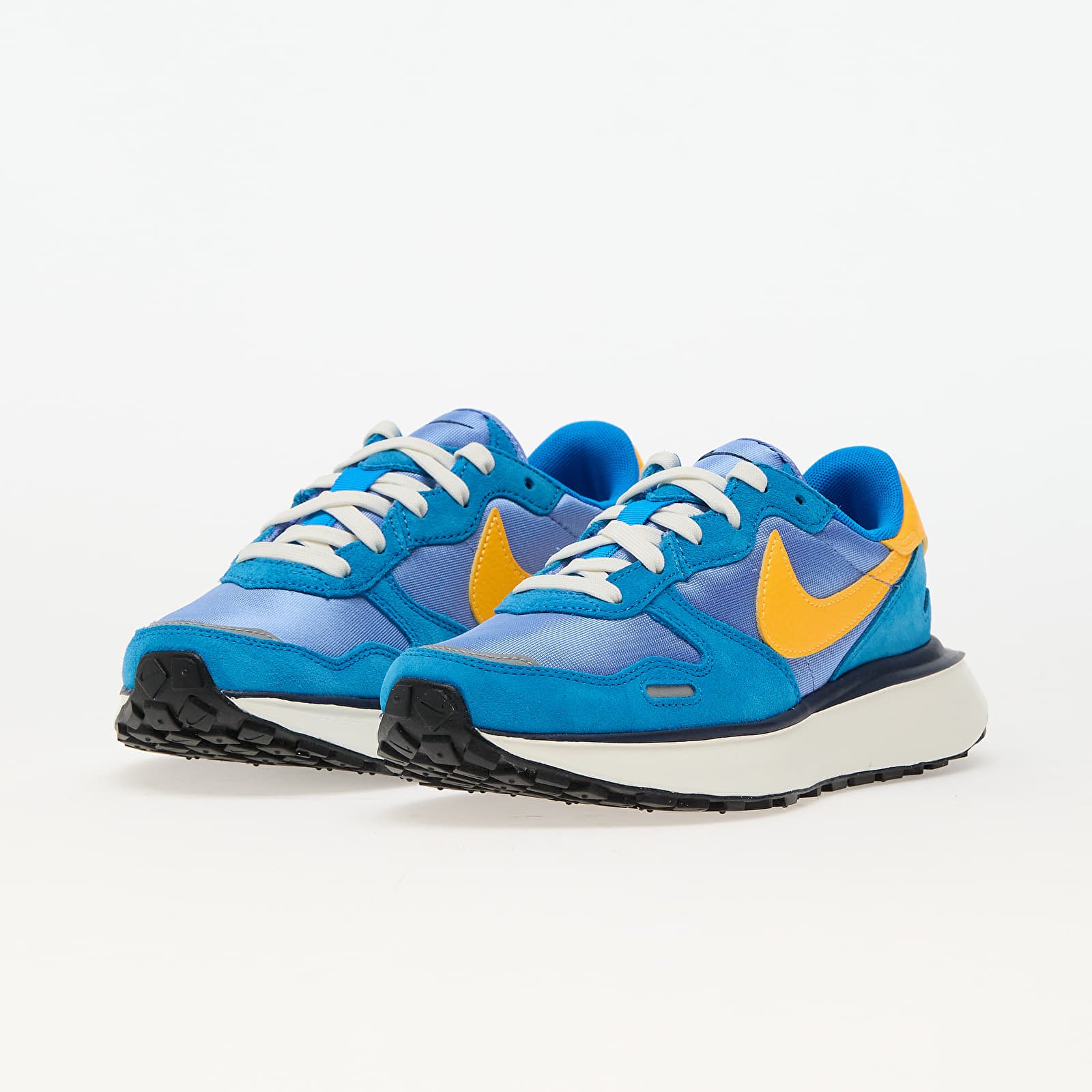Women's shoes Nike W Phoenix Waffle Royal Pulse/ Laser Orange-Photo Blue-Sail