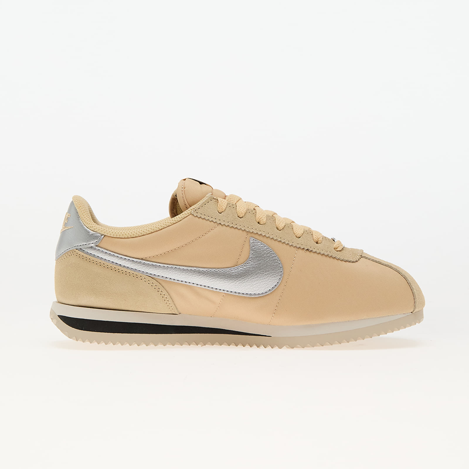 Women's shoes Nike W Cortez Txt Sesame/ Metallic Silver-Lt Orewood Brn