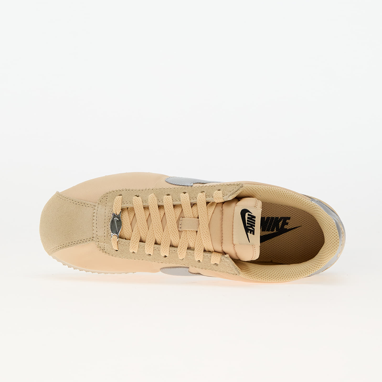 Women's shoes Nike W Cortez Txt Sesame/ Metallic Silver-Lt Orewood Brn
