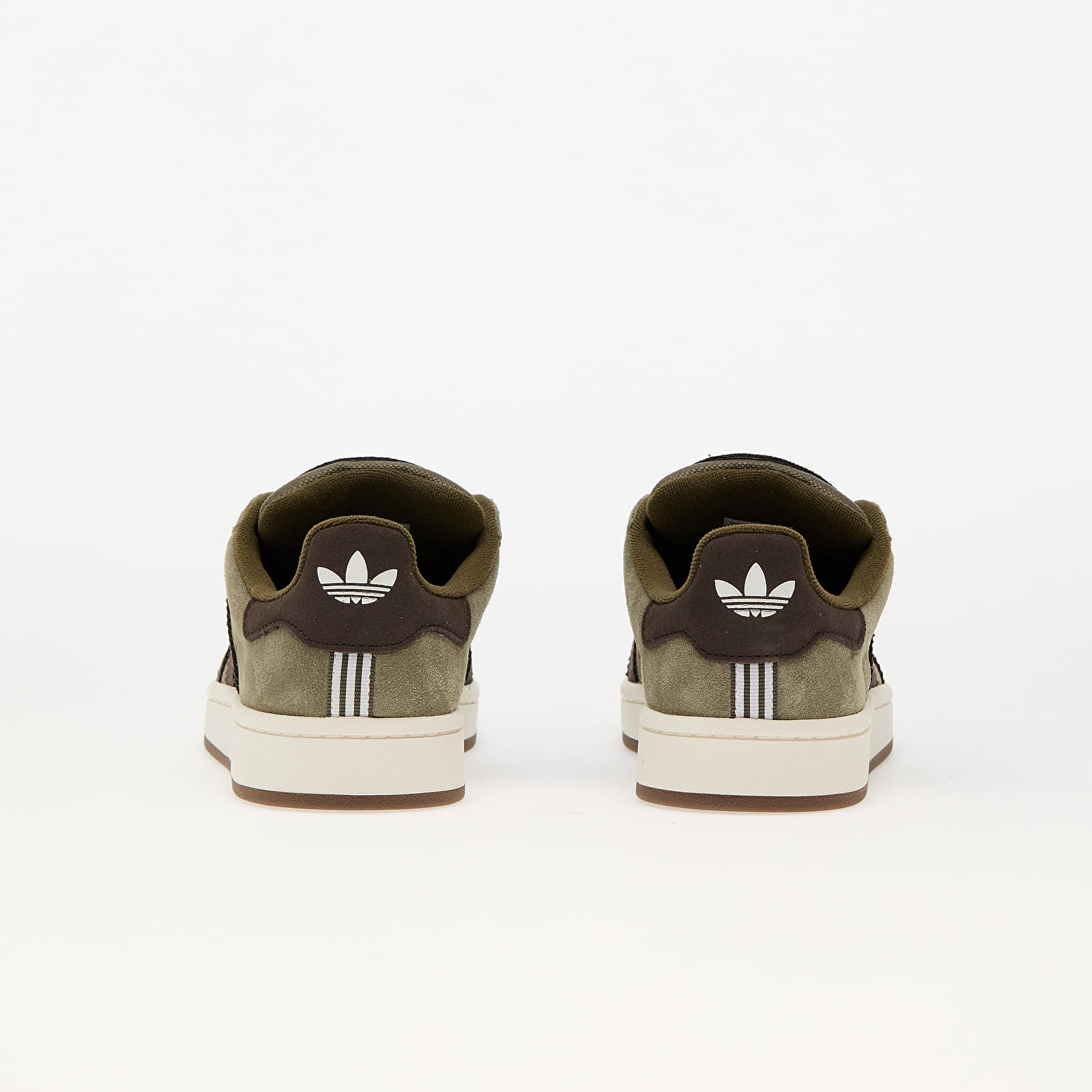 Sapatos de homem adidas Campus 00s Olive Strata/ Dark Brown/ Ftw White