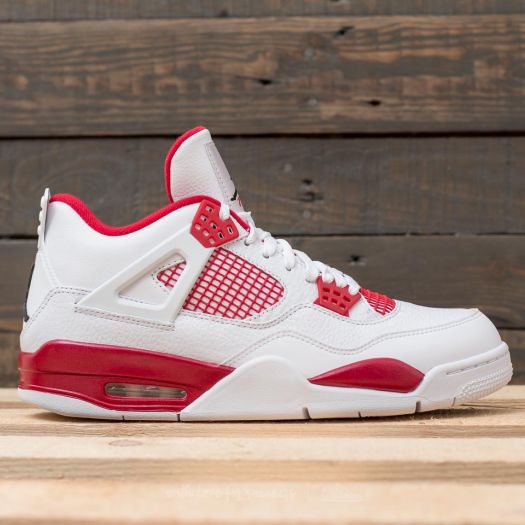 Men s shoes Air Jordan 4 Retro 89 Alternate White Black Gym Red Footshop