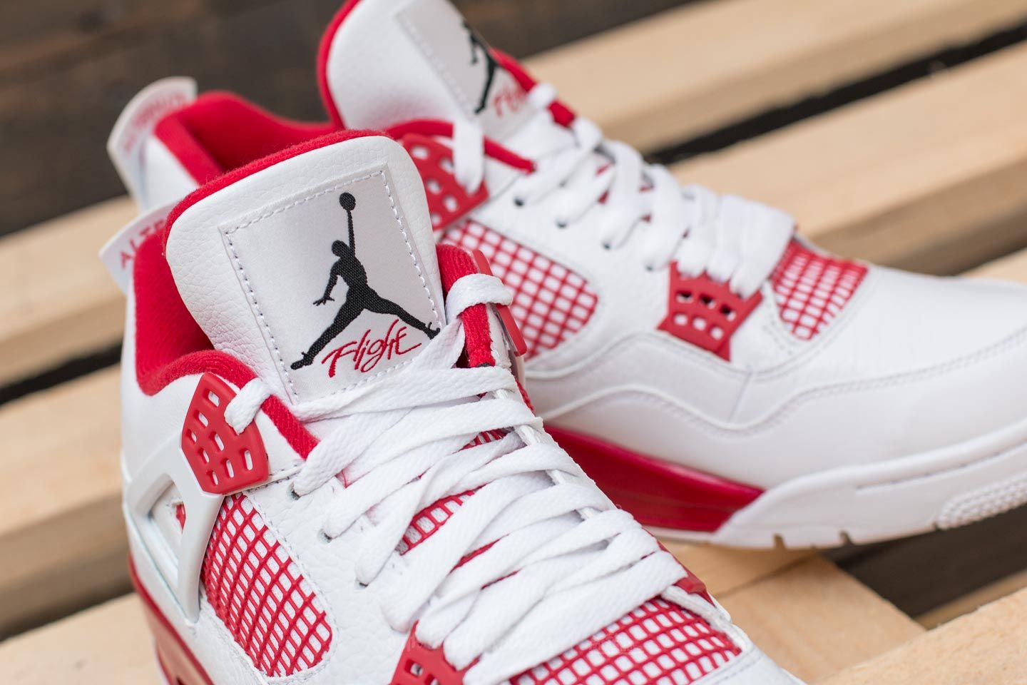 Buty męskie Air Jordan 4 Retro "89 Alternate" White/ Black-Gym  Red