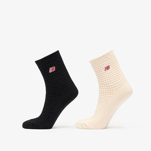 New Balance Waffle Knit Ankle Socks 2-Pack Multicolor