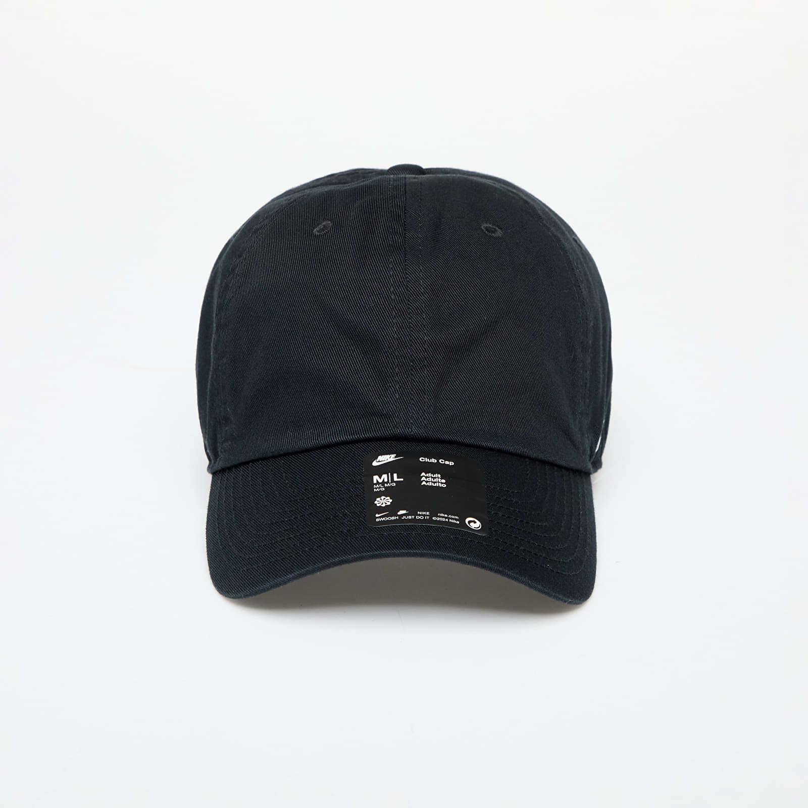 Kšiltovka Nike Club Cap Unstructured Cap Black/ White M/L