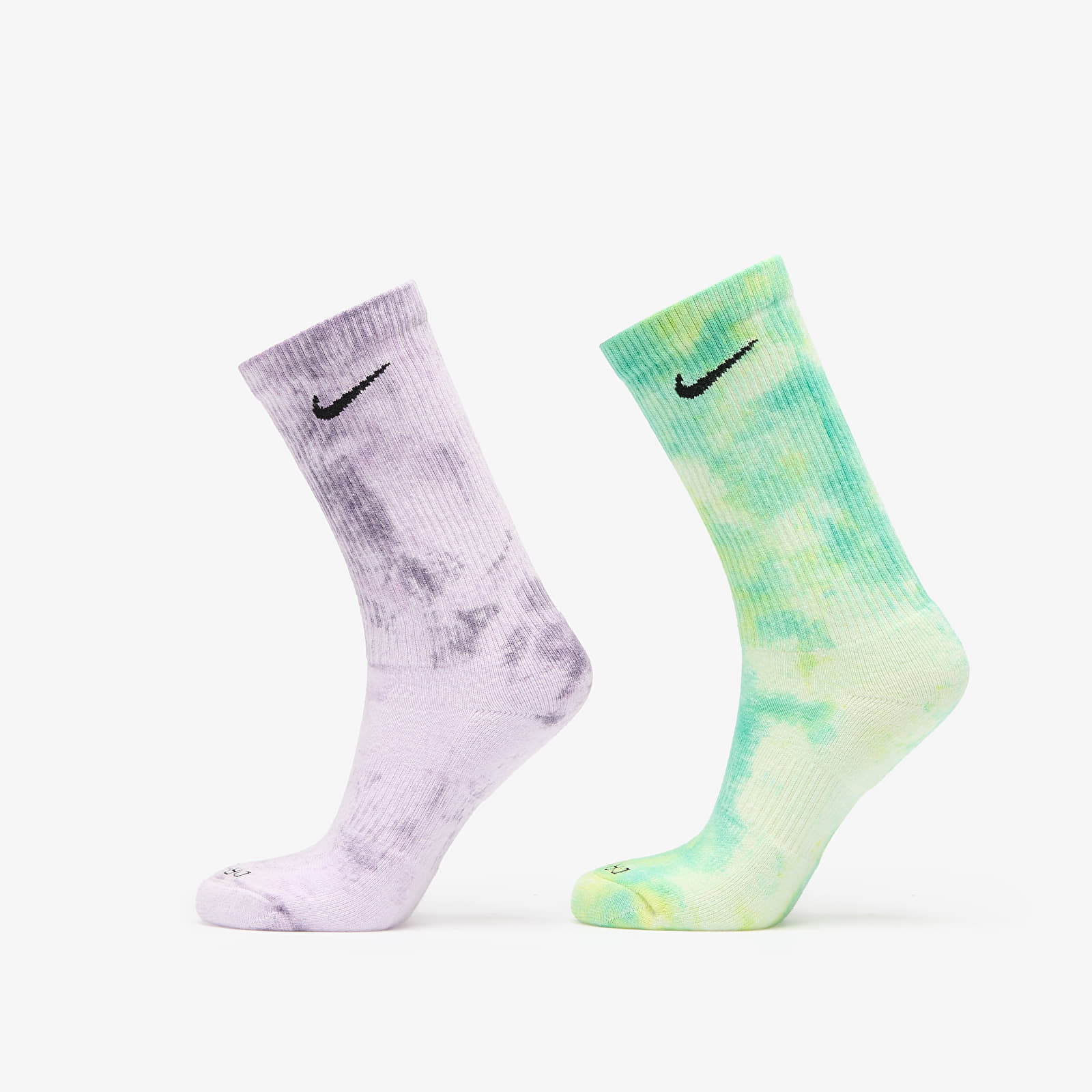 Ponožky Nike Dri-FIT Everyday Plus Cushioned Crew Socks 2-Pack Multicolor S