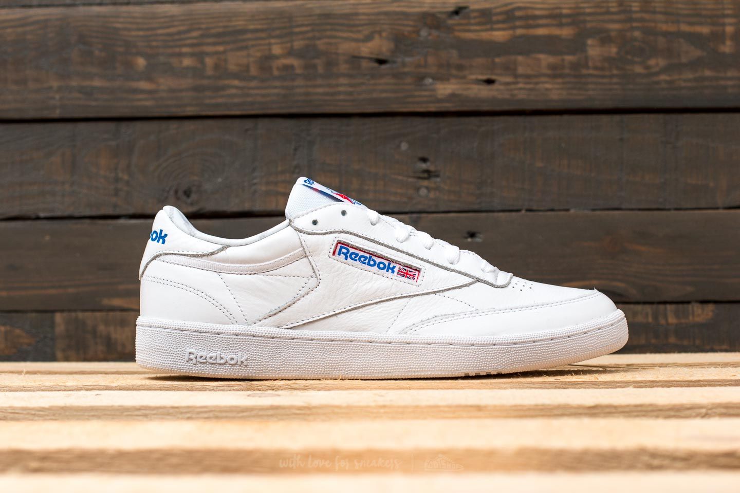Zapatillas Hombre Reebok Club C 85 SO White/ Light Solid Grey/ Blue