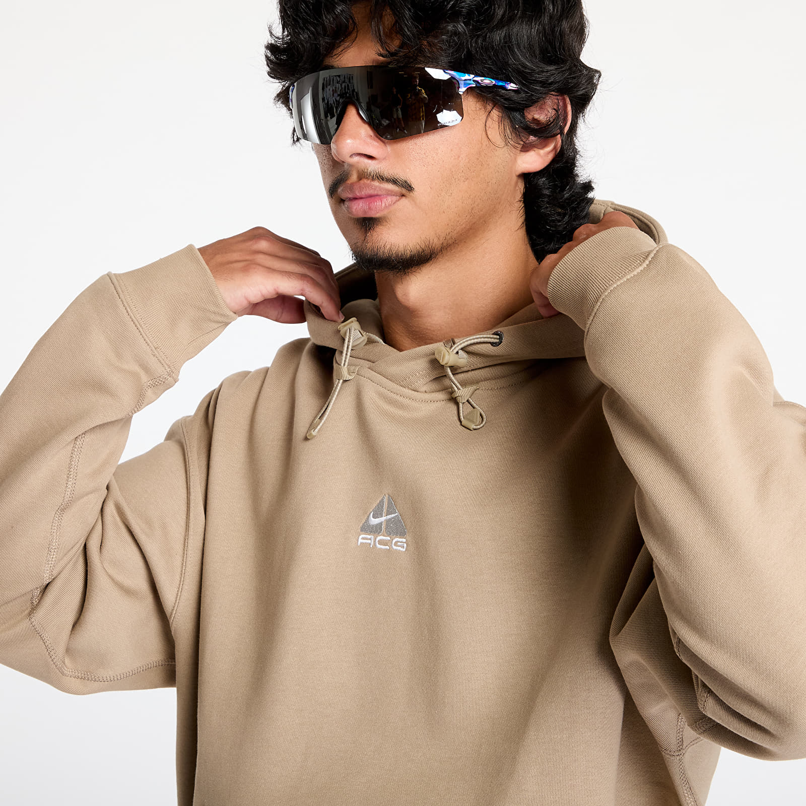 Sweatjacken und Sweatshirts Nike ACG Therma-FIT Fleece Pullover Hoodie Khaki/ Khaki