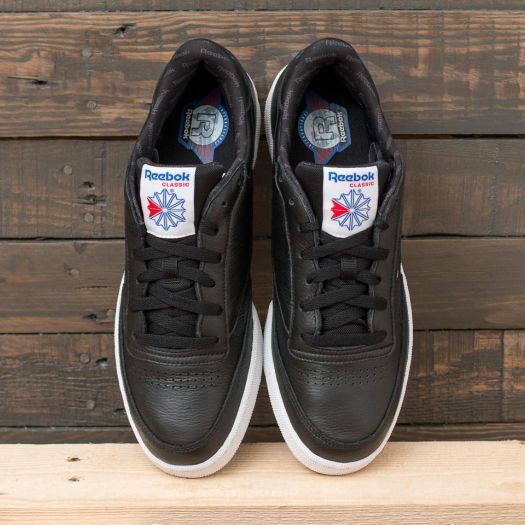 Men s shoes Reebok Club C 85 SO Black White Vital Blue Footshop