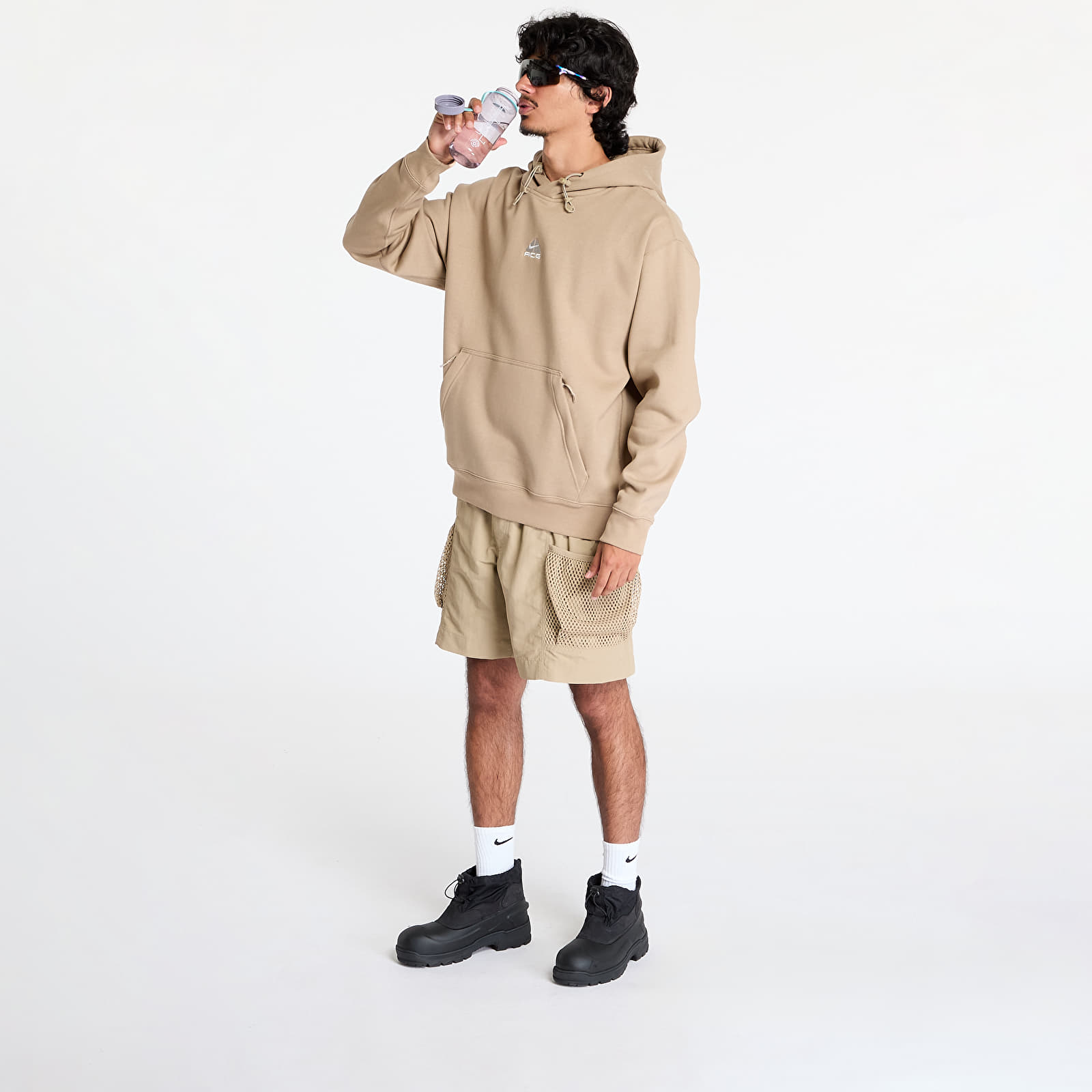 Sweatjacken und Sweatshirts Nike ACG Therma-FIT Fleece Pullover Hoodie Khaki/ Khaki