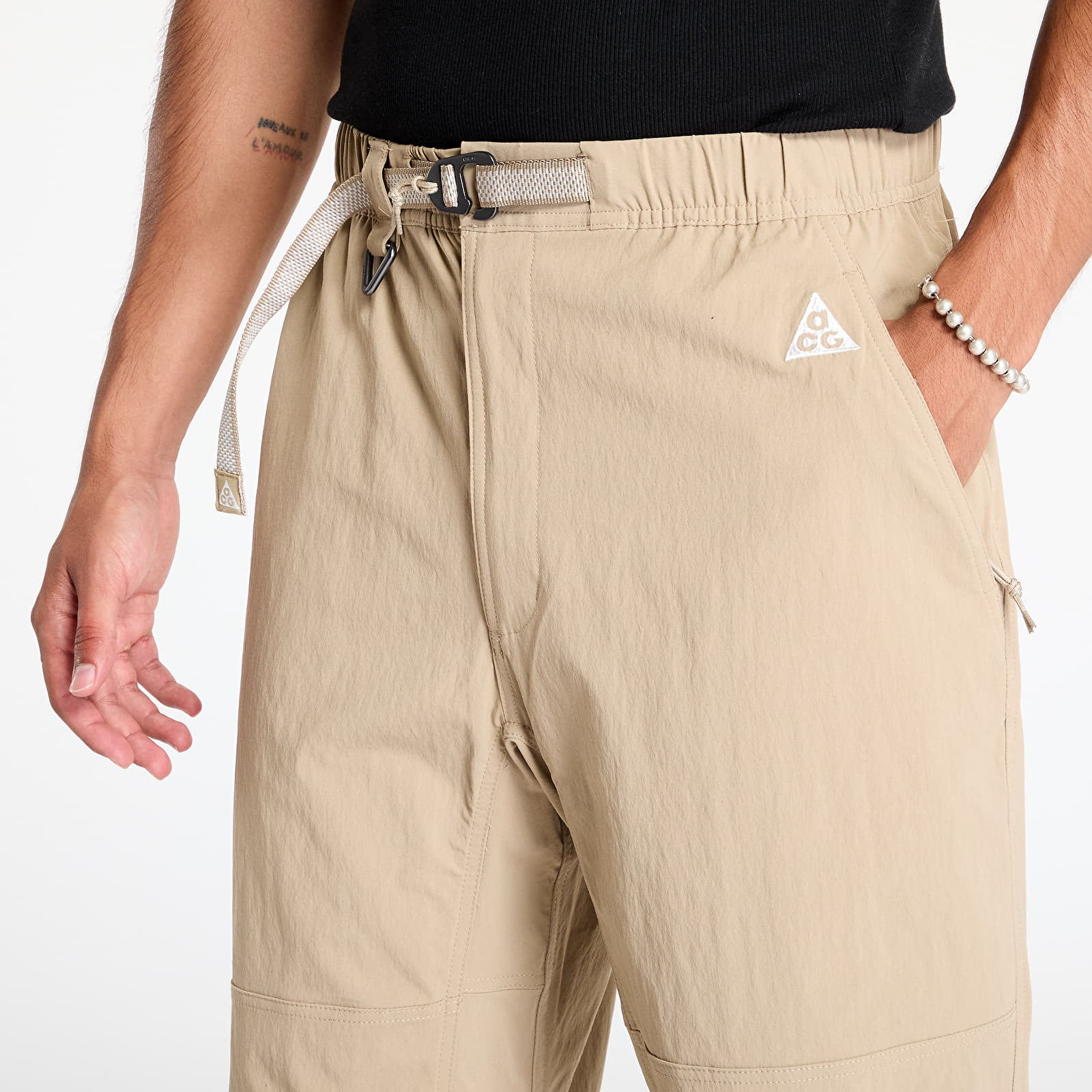 Pants Nike ACG Men's UV Hiking Pants Khaki/ Lt Iron Ore/ Summit White