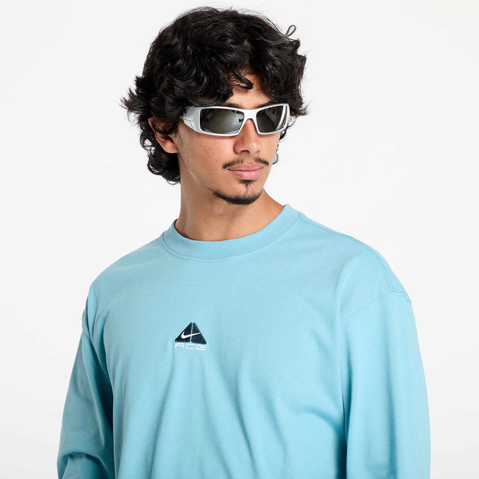 Koszulki Nike ACG "Lungs" Men's Long-Sleeve T-Shirt Denim Turq