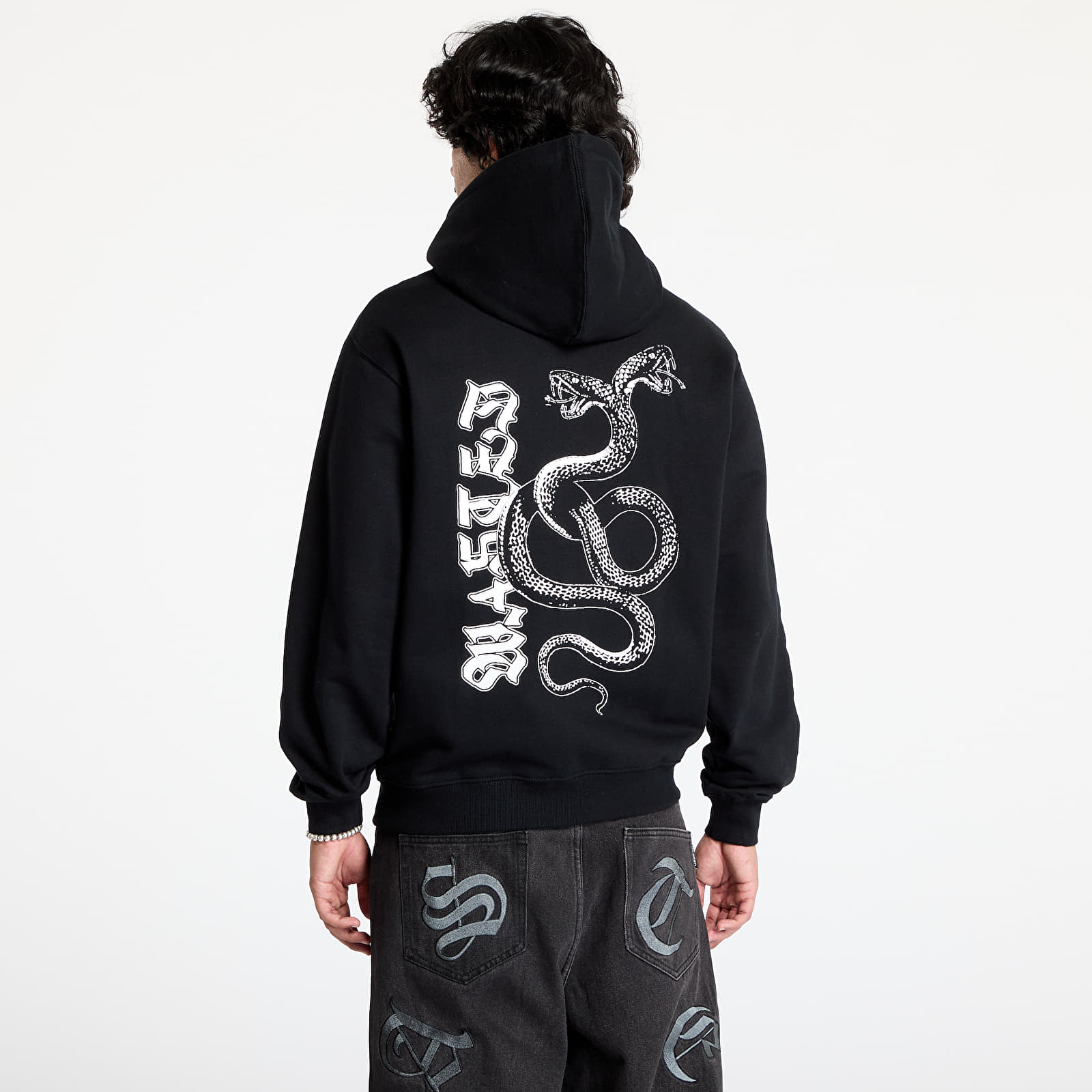 Men's hoodies Wasted Paris Lethal Zip Hoodie Black