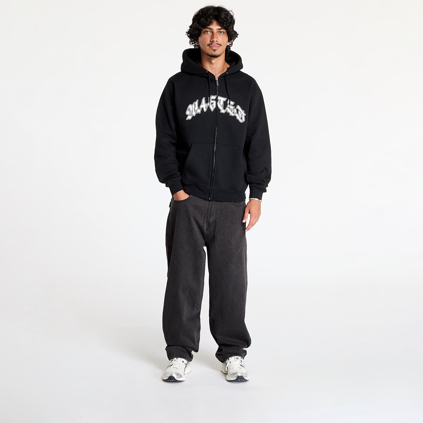 Men's hoodies Wasted Paris Lethal Zip Hoodie Black