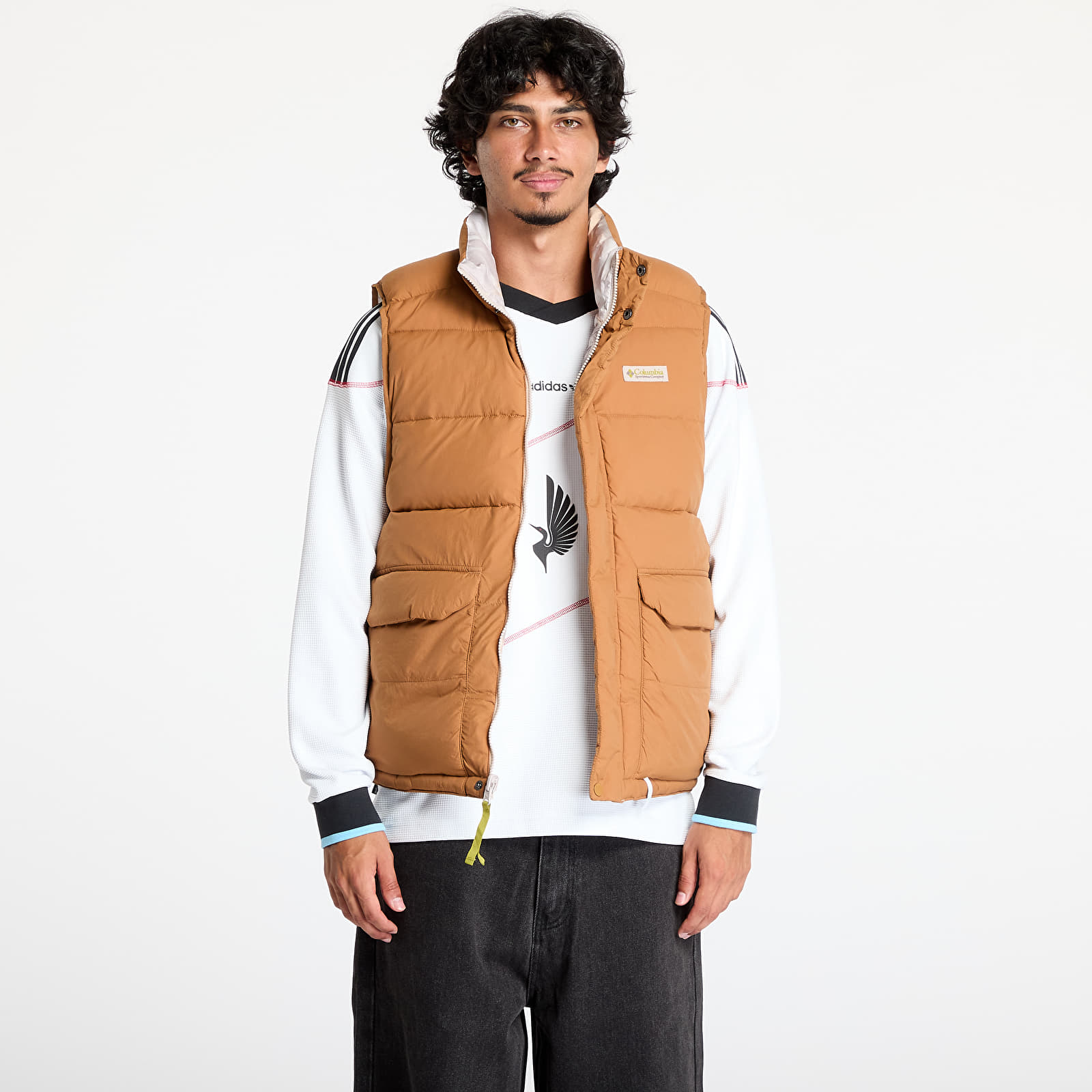 Vesty Columbia Wallowa™ Reversible Vest Camel Brown
