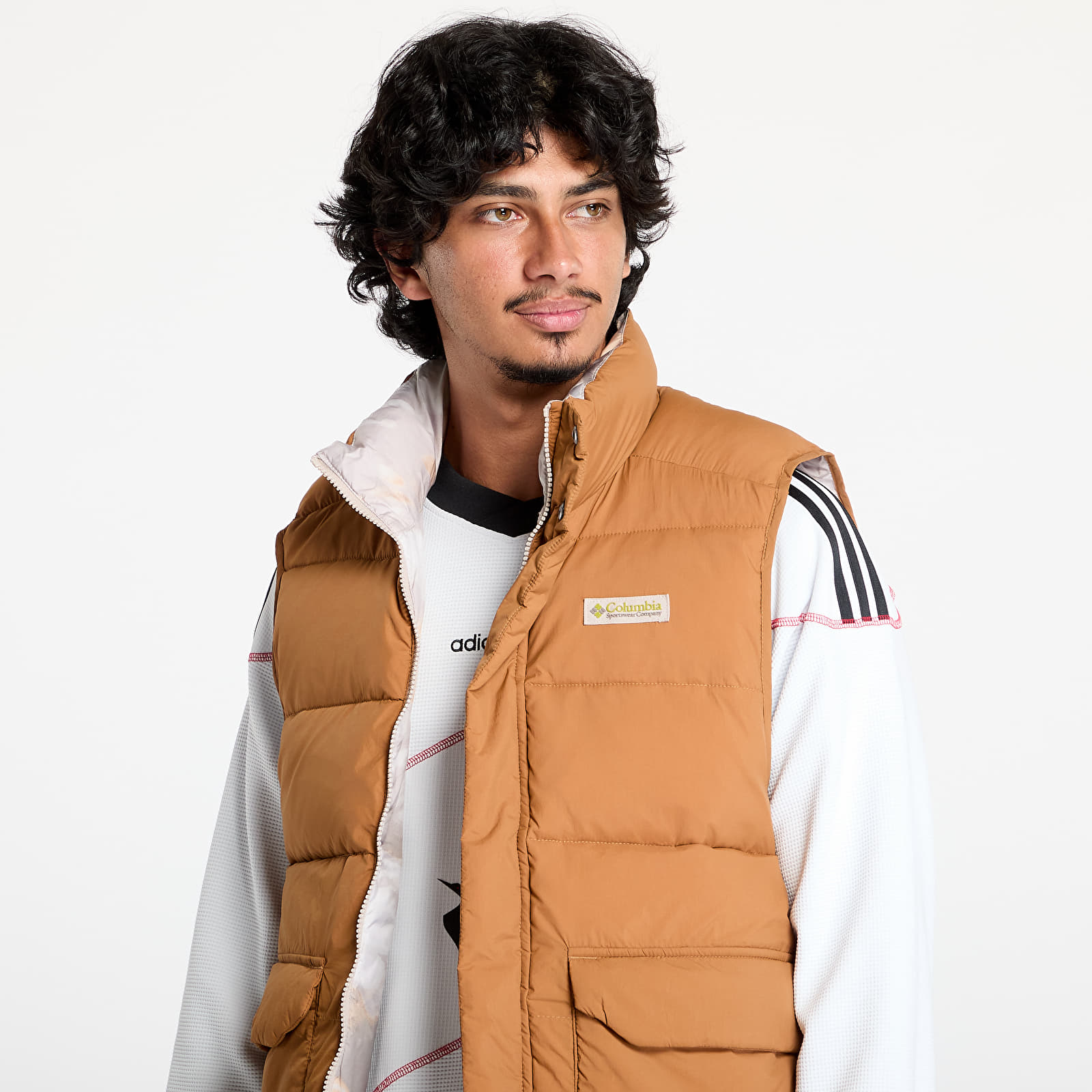 Vesty Columbia Wallowa™ Reversible Vest Camel Brown