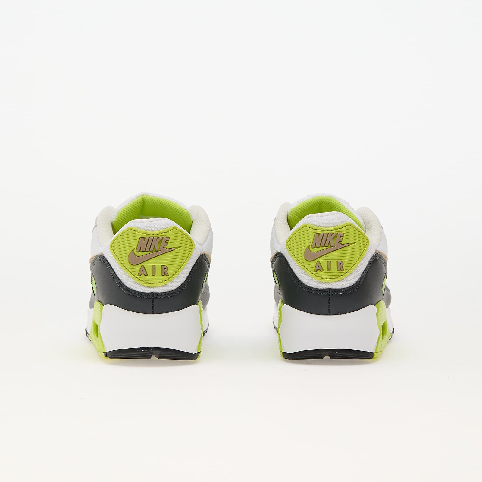 Pánske tenisky a topánky Nike Air Max 90 White/ Khaki-Cyber-Dk Smoke Grey