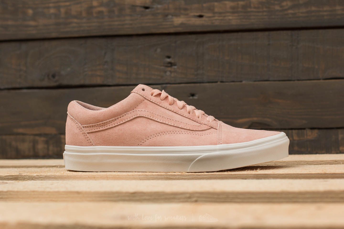 Herren Sneaker und Schuhe Vans Old Skool Pig Suede Spanish Villa Blanc De Blanc Footshop