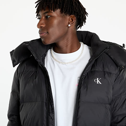Men s jackets Calvin Klein Jeans Essentials Down Jacket Black Footshop