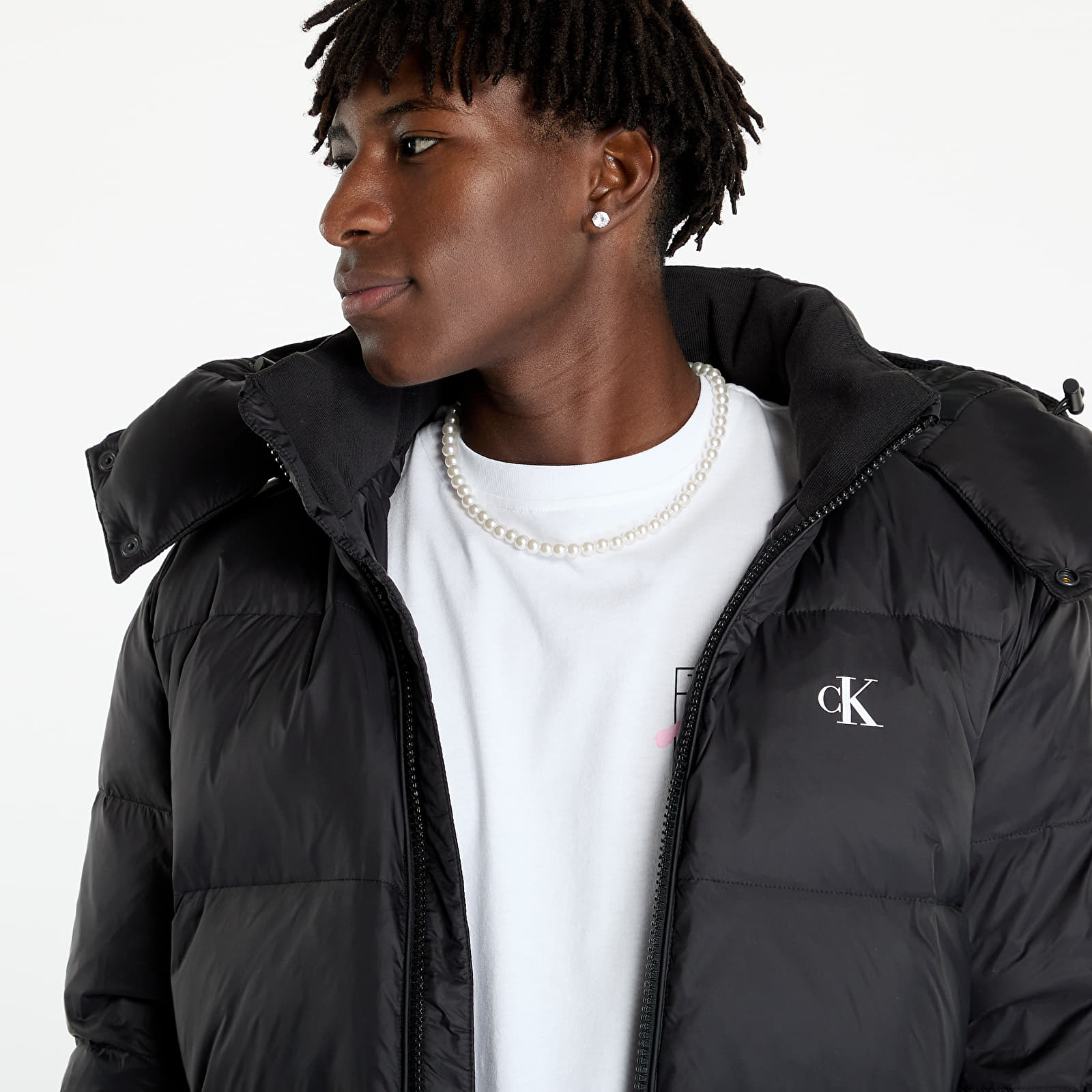 Giacche da uomo Calvin Klein Jeans Essentials Down Jacket Black