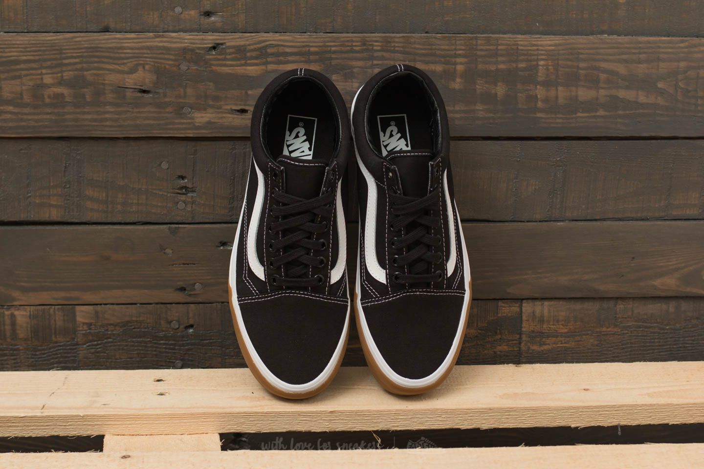 Vans gum bumper old cheap skool red