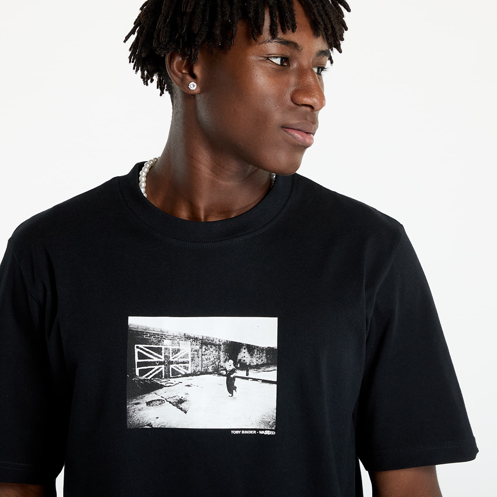 T-skjorter for menn Wasted Paris Happy When It Rains T-Shirt Black