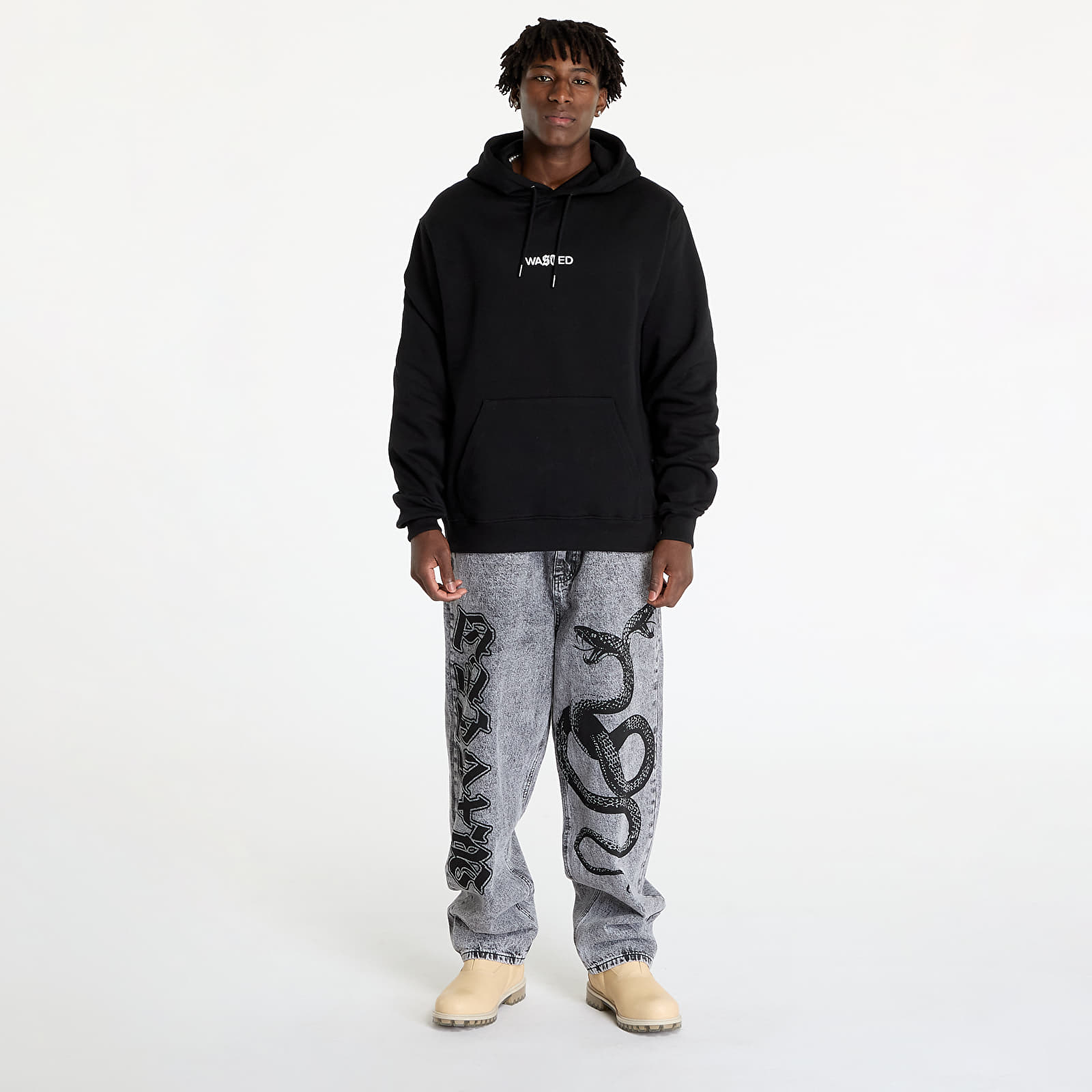 Hoodies and sweatshirts Wasted Paris Spirit Hoodie Black Footshop