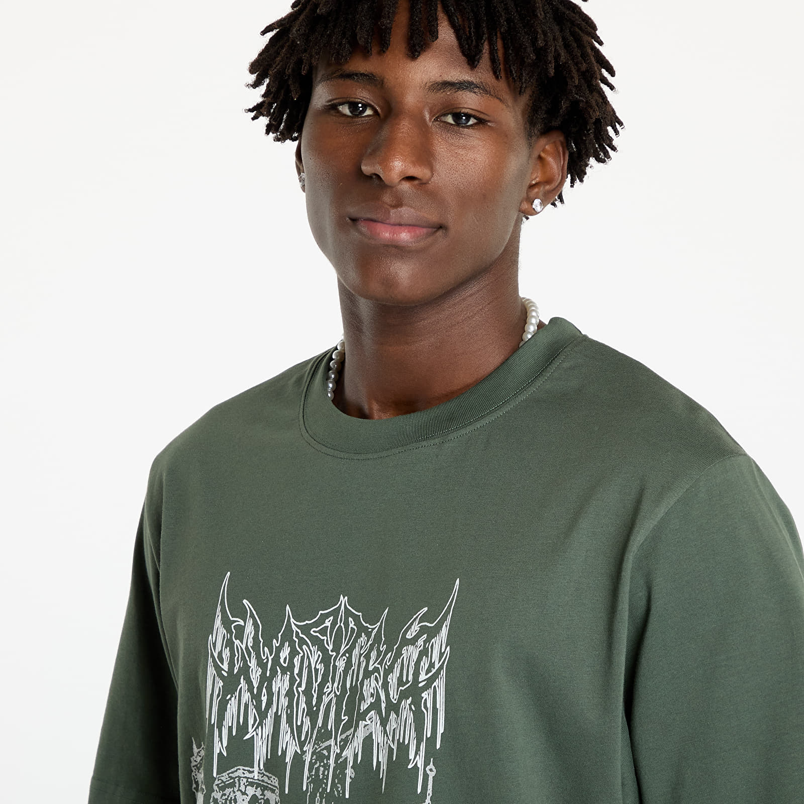 Männer T-Shirts Wasted Paris Vault T-Shirt Granite Green