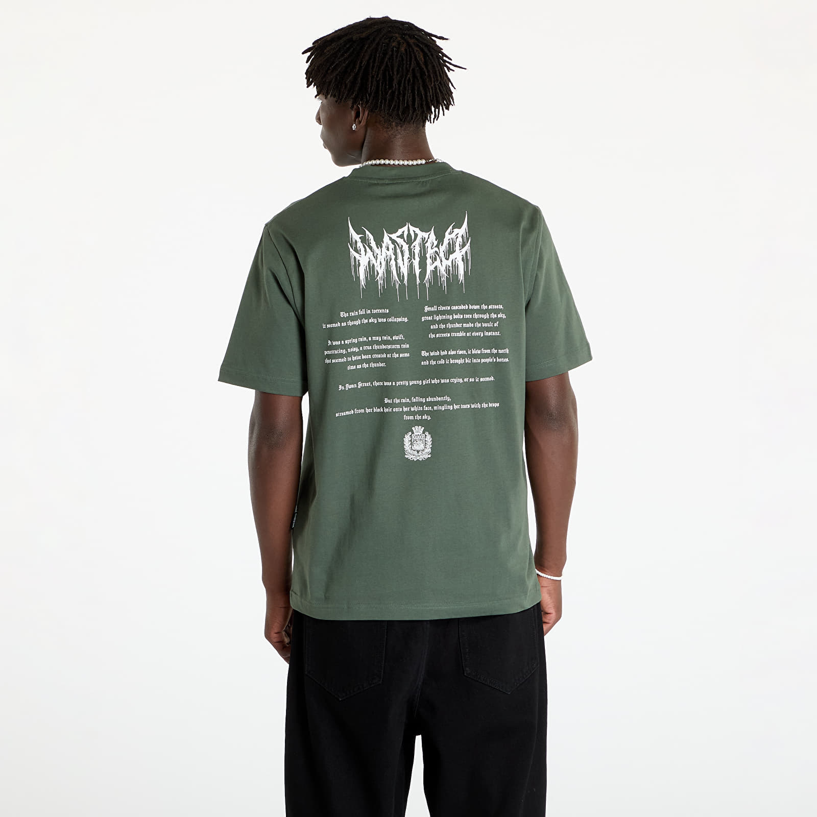 Männer T-Shirts Wasted Paris Vault T-Shirt Granite Green