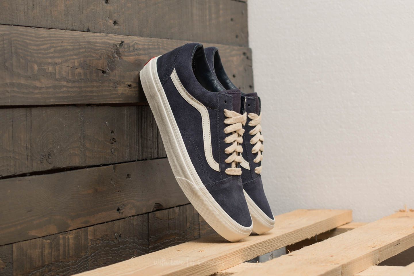 Vans old skool clearance herringbone lace black