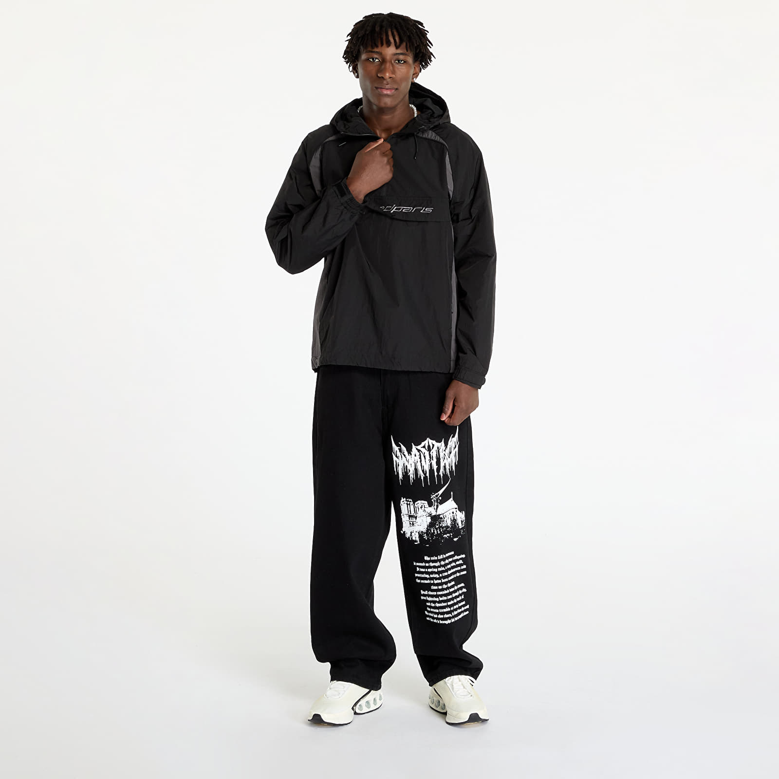 Jakker for menn Wasted Paris Arena Windbreaker Black/ Charcoal