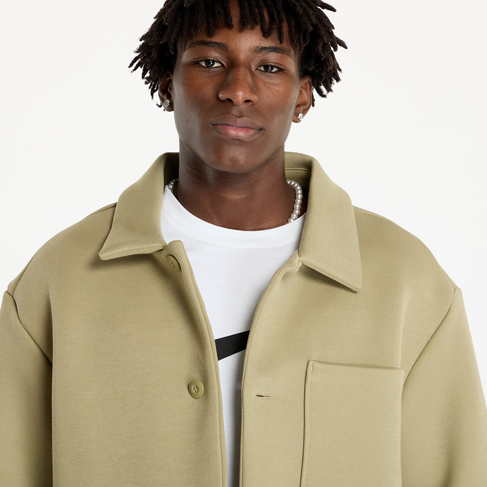 Joped Nike Tech Fleece Shacket Neutral Olive/ Neutral Olive
