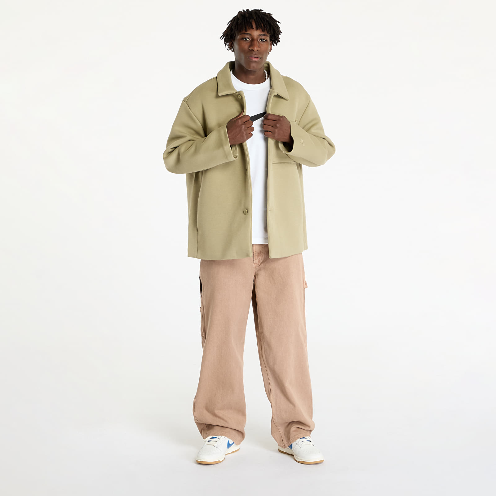 Joped Nike Tech Fleece Shacket Neutral Olive/ Neutral Olive