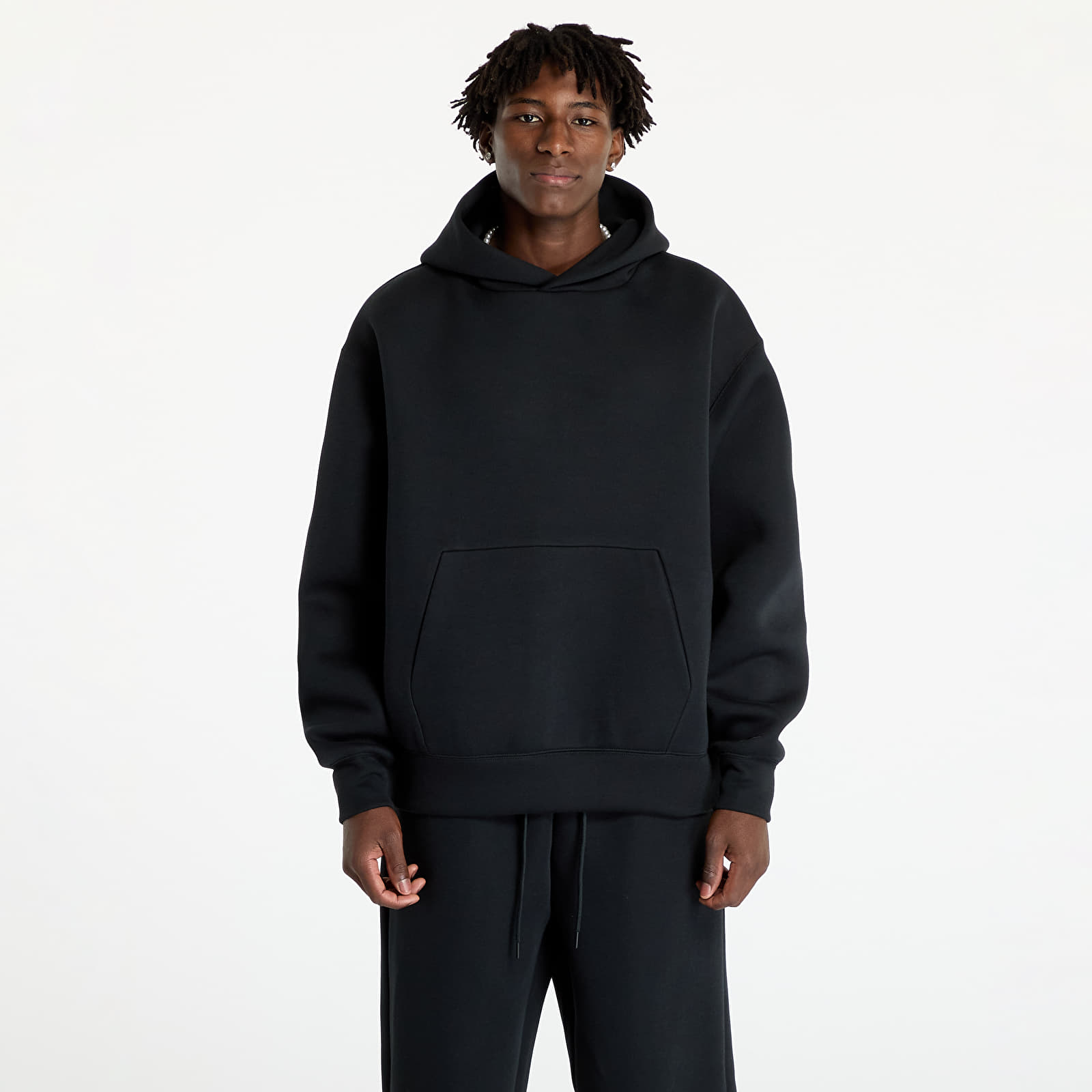 Sweatjacken und Sweatshirts Nike Tech Reimagined Men's Fleece Hoodie Black/ Black