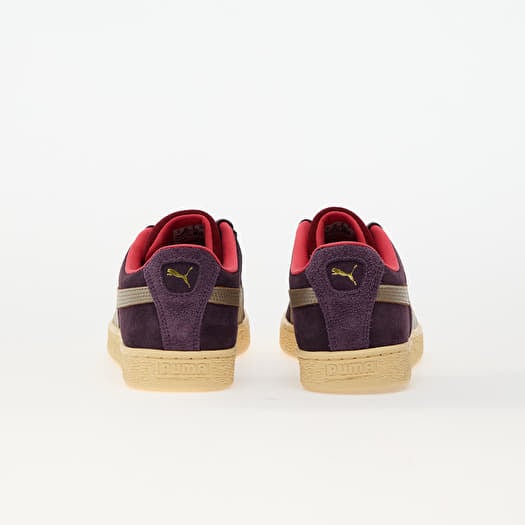 Purple suede puma shoes store