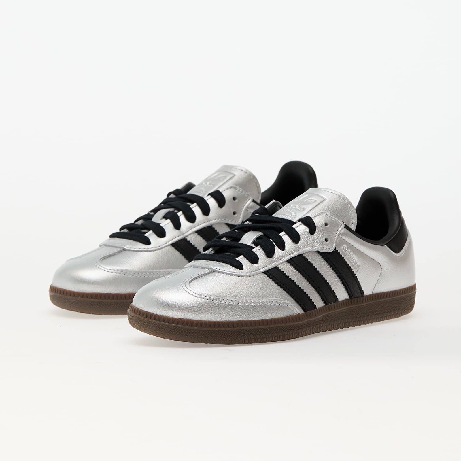 Дамски кецове и обувки adidas Samba Og W Silver Metallic/ Core Black/ Gum